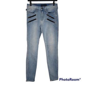Rock & Republic Kashmiere Women's Light Blue Stretch Skinny Jeans Size: 6M